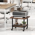 thumbnail image 2 of Giantex 2-Tier Printer Stand, Under Desk Rolling Printer Cart with 2 Storage Shelves, Mobile Machine Stand Storage Rack for Home Office, 2 of 10