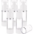 thumbnail image 1 of 5 botellas de spray sin aire de 30 ml/1,01 fl., rellenables, de plástico, vacías., 1 of 6