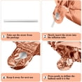 thumbnail image 3 of Guirnalda de Globos Joycard 16" Feliz Cumpleaños Oro Rosado, 3 of 7