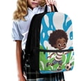 thumbnail image 3 of KUIFORTI Kids Girls Boys Schoolbag Ergonomic Backpack 17 Inch Students School Stationery Bag for Teens Children Toddlers, Cute Soccer and Kid, 3 of 6