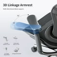 thumbnail image 5 of Sihoo Doro-C300 Ergonomic Chair, 3D Armrests  Swivel Chair, Adaptive Lumbar Support Office Chair, Ergonomic Desk Chairs for Adults, Comfort Home Office Chair, Black (Set of 1)), 5 of 12