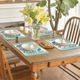 thumbnail image 3 of Happy Easter Table Runner and Placemats Set, Spring Bunny Table Runner and 4Pcs Plcemats, Seasonal Holiday Dining Table Decor for Kitchen Farmhouse Home Party Decorations, 3 of 6
