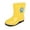 Yellow, variant on Kcolen Rain Boots Toddler Girl Stylish Kids Cartoon Rain Boots for Girls Outdoor School Footwear Lightweight Comfortable Design