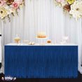 thumbnail image 4 of PMU Fringe Table Skirt (Blue) 9 ft x 29 inches Pkg/1, 4 of 7