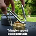thumbnail image 4 of TIMIFIS Support en Acier Inoxydable Support de Poêle d'Extérieur Support Détachable en Acier Inoxydable Support Portable pour Poêle en Acier Inoxydable Accessoires de Camping Camping et Randonnée, 4 of 8
