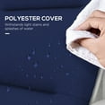 thumbnail image 5 of Adirondack Chair Cushion Set with Ties, Water-Resistant Outdoor Seat&Back Cushions in Blue, 5 of 11