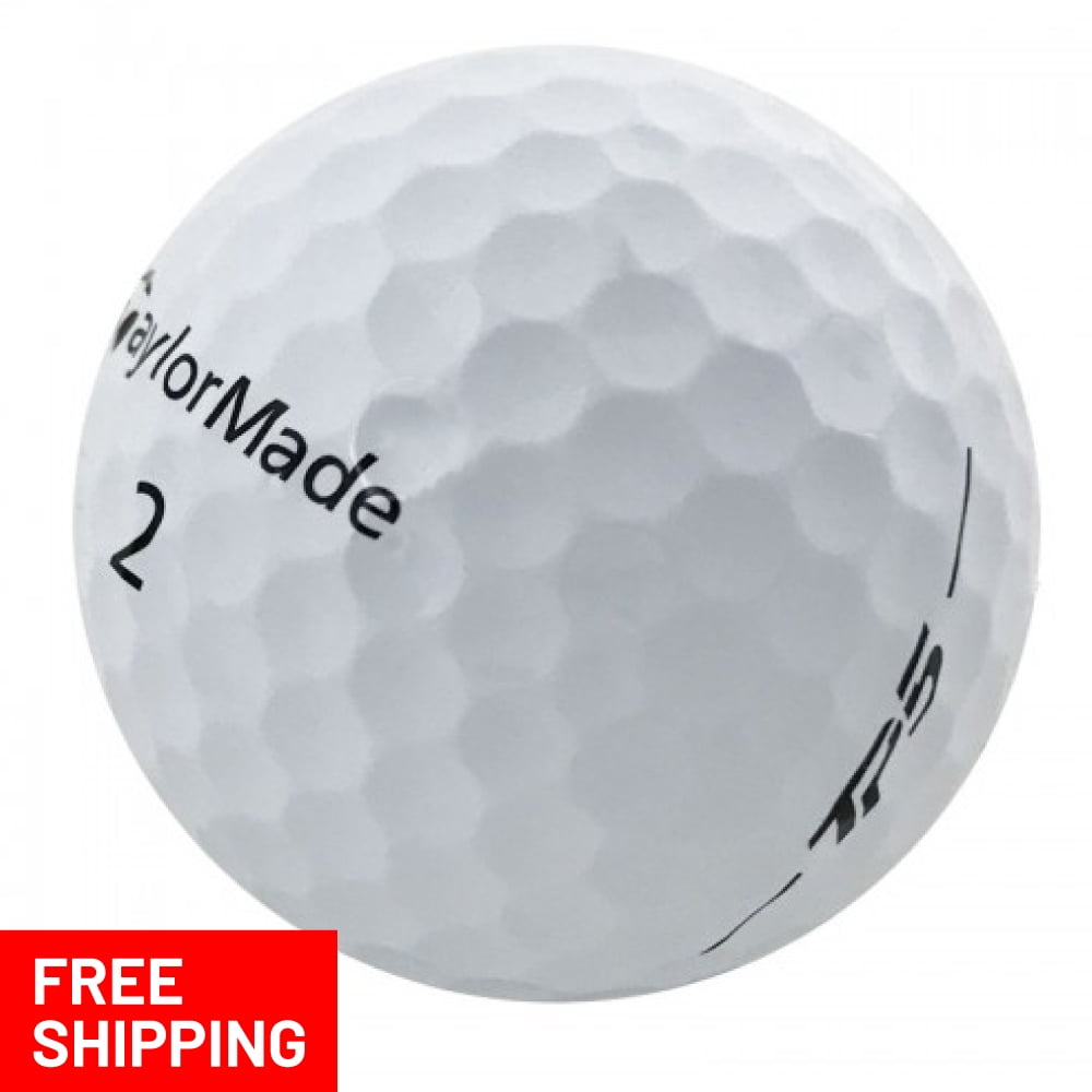 Pre-Owned 24 Taylormade Tp5 5A Recycled Golf Balls, White, by Mulligan Golf Balls
