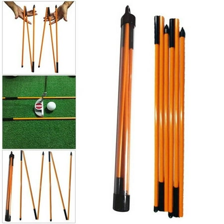 AkoaDa 3 Pack Fiberglass Golf Alignment Sticks Swing Plane Tour Training Practice