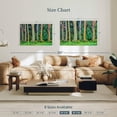 thumbnail image 4 of Elephant Stock Eucalyptus Rainbow Trees Wall Art - Horizontal Canvas Wall Art - Living Room Wall Decor - Floral And Botanical Canvas - Green And Blue Decor - 45" x 30", 4 of 8