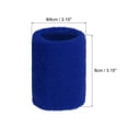 thumbnail image 2 of Uxcell Muñequera de sudor colorida, muñequeras deportivas, muñequeras para tenis, bádminton, baloncesto, azul marino, paquete de 8, 2 of 7