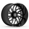 thumbnail image 2 of 22x12 TIS F51BM1 Forged Gloss Black Wheel 8x170 -51, 2 of 2