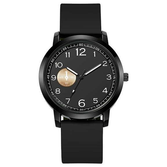 Daolelai Men's and Women's Quartz Movement Silicone Strap Watches