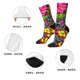 thumbnail image 5 of Fotbe Butterfly Garden Calcetas Largas con Estampado para Hombre y Mujer – Calcetas de Compresión Transpirables y Elásticas, Viajar y Uso Diario Talla 5-11, 5 of 6