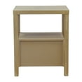 thumbnail image 4 of Westwood Tan Modern Solid Wood 2-Drawer Nightstand with Shelf by East at Main 18"Wx15"Dx22"H, 4 of 5