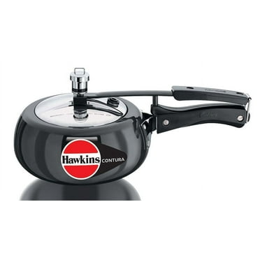 Hawkins Hard Anodized Pressure Cooker, 2-Liter, Contura Black
