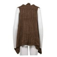 thumbnail image 3 of Gravity Threads Sleeveless Cardigan Vest - Brown, 3 of 3