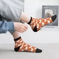 thumbnail image 2 of Pofeuu Christmas Snowflake Dog Print 30cm Socks, Adult Running Hiking Socks for Youth and Adult, 2 of 7