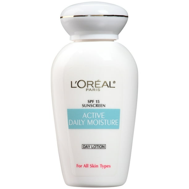 L'Oreal Paris Active Daily Moisture SPF 15 Lotion, 4 fl. oz. Walmart