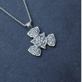 thumbnail image 2 of New Retro Nordic Style Pendant Celtic Knot Cultural Symbol Stainless Steel Titanium Steel Necklace Men s Fashion, 2 of 5