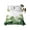 Green, White, variant on Queen Flat&nbsp;Sheet&nbsp;Only Summer Lemon Watercolor Green Leaves Soft&nbsp;Microfiber&nbsp;Cooling&nbsp;Bedding&nbsp;Sheets Flower Seamless Flat&nbsp;Bed&nbsp;Sheet
