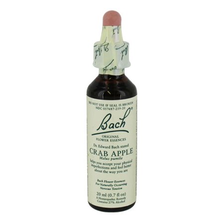 Bach Original Flower Essences For Nervous Tension, Crab Apple 0.7 Oz, 3 Pack