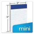 thumbnail image 3 of Ampad Writing Pads, 3" x 5", Narrow Rule, White, 50 Sheets, 12 Pack, 3 of 7