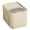 White, variant on Storage Organizer for Pet Food Airtight 30 Lb Capacity Container with Measuring Cup and Durable Bucket for Dog Cat and Other Storage