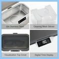 thumbnail image 2 of Behome Ultrasonic Jewelry Cleaner, 17oz 47KHz Professional Jewelry Cleaner, 3 Modes with Digital Timer, Portable Ultrasonic Cleaner for Jewelry, Eyeglasses, Rings, Watch Strap, White, 2 of 8