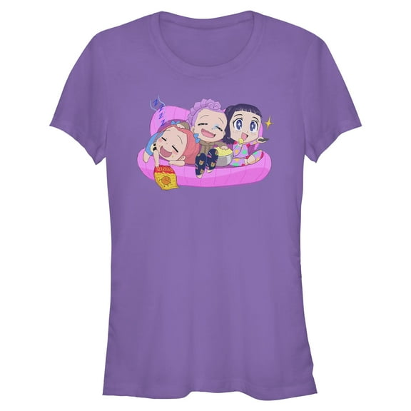 Juniors KPop Demon Hunters Movie Night Group T Shirt