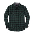 thumbnail image 1 of Damipow Men's Flannel Shirts Plaid Long Sleeve Button Down Shirt,Sizes S-2XL,Mens Shirts, 1 of 6