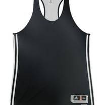 Adidas Womens Blank Basketball Jersey, Black, XX-Large