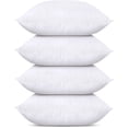 thumbnail image 1 of Juego de ropa de cama Throw Pillows Utopia de 4 unidades, color blanco, 50 x 50 cm, 1 of 7