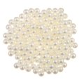 thumbnail image 2 of 200Pcs 6mm Charm Eyecathcing de Imitación de para Accesorios DIY - Beige perfecl Perlas sueltas de espaciadores, 2 of 7