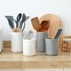 thumbnail image 3 of Ounissouiy Soporte para utensilios de cerámica elegante y limpio para cocina, adecuado para diferentes estilos de cocina, soluciones de Organizadores de utensilios de cocina blanco grande, 3 of 6