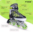 thumbnail image 2 of Viva Inline Skates 90mm | Uk Size : 9-11 | Unisex Outdoor Skating Shoes Roller Blades With Featuring Wheels For Skating Beginners | Multicolor, 2 of 2