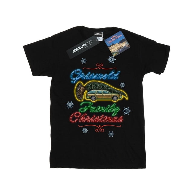 National Lampoon's Noël Vacances Filles Griswold Famille Noël T-Shirt en Coton