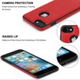 thumbnail image 5 of Unique Design Luxury Leather Business Phone Case for iPhone 7 & iPhone 8 & iPhone SE 2020 (2nd Generation) Anti-Slip Scratch Resistant Ultra Slim Protective Case 4.7” (Red), 5 of 10