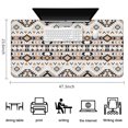 thumbnail image 5 of Long Mouse Pads for Desk,Colorful Geometric Striped Pattern Desk Mats on Top Of Desks, Desk Mouse Pad Extra Large with 3mm Non-Slip Base and Stitched Edge for Gaming,Office,Work,Home 47.3"x23.6", 5 of 6