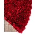 thumbnail image 7 of Unique Loom Infinity Shag Collection Area Rug - Jinko (4' 1" Round Merlot), 7 of 7