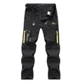 thumbnail image 2 of Blmnix Baggy Men's Pants Carpenter Pants Travel Pants Cargo Pant Straight-Leg Low Waisted Black Long Mens Summer Pants,XL, 2 of 5