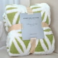 thumbnail image 1 of LOMAO Sherpa Fleece Blanket Fuzzy Soft Throw Blanket Dual Sided Blanket for Couch Sofa Bed (Fruit Green,71"x80"), 1 of 7