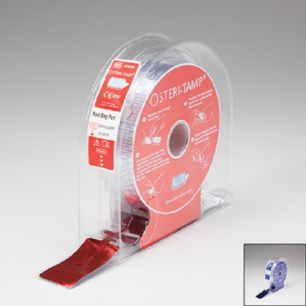 Divine Medical Bag Port Seals/Blue QTY 1,000 per roll