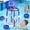 Blue, variant on Blue Floating Pool Basketball Hoop with Backboard, 2-in-1 Basketball & Ring Toss Game with 4 Balls, 6 Rings&Pump, Summer Pool Toys Outdoor Water Fun Family Party for Age 3-12