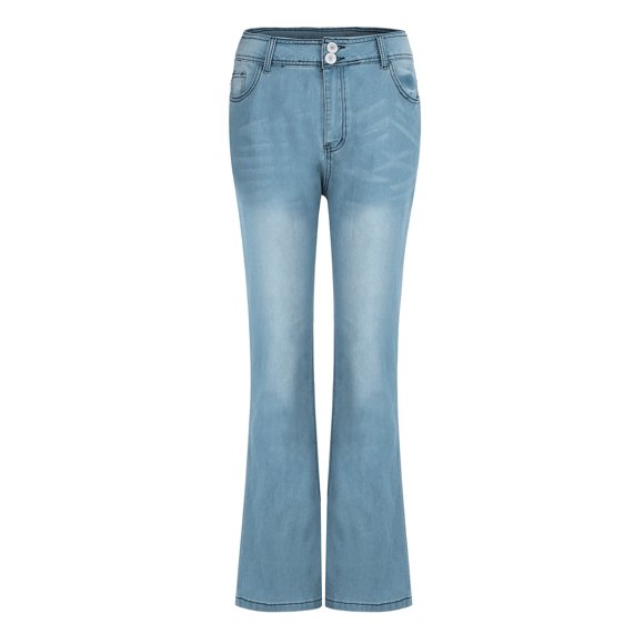 Ketyyh-chn99 Jeans pour Femmes Pantalons Habillés Décontractés pour Femmes Jeans Extensibles Skinny Ajustés Pantalons de Mise en Forme Pantalons Bleu Pâle,TP