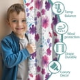 thumbnail image 3 of Blackout Kids Curtains,Pioneer Flower Floral Print Pattern Childrens Insulated Curtains Set Of 2,Bedroom Essentials,Toddler Room Decor 42"x54", 3 of 5