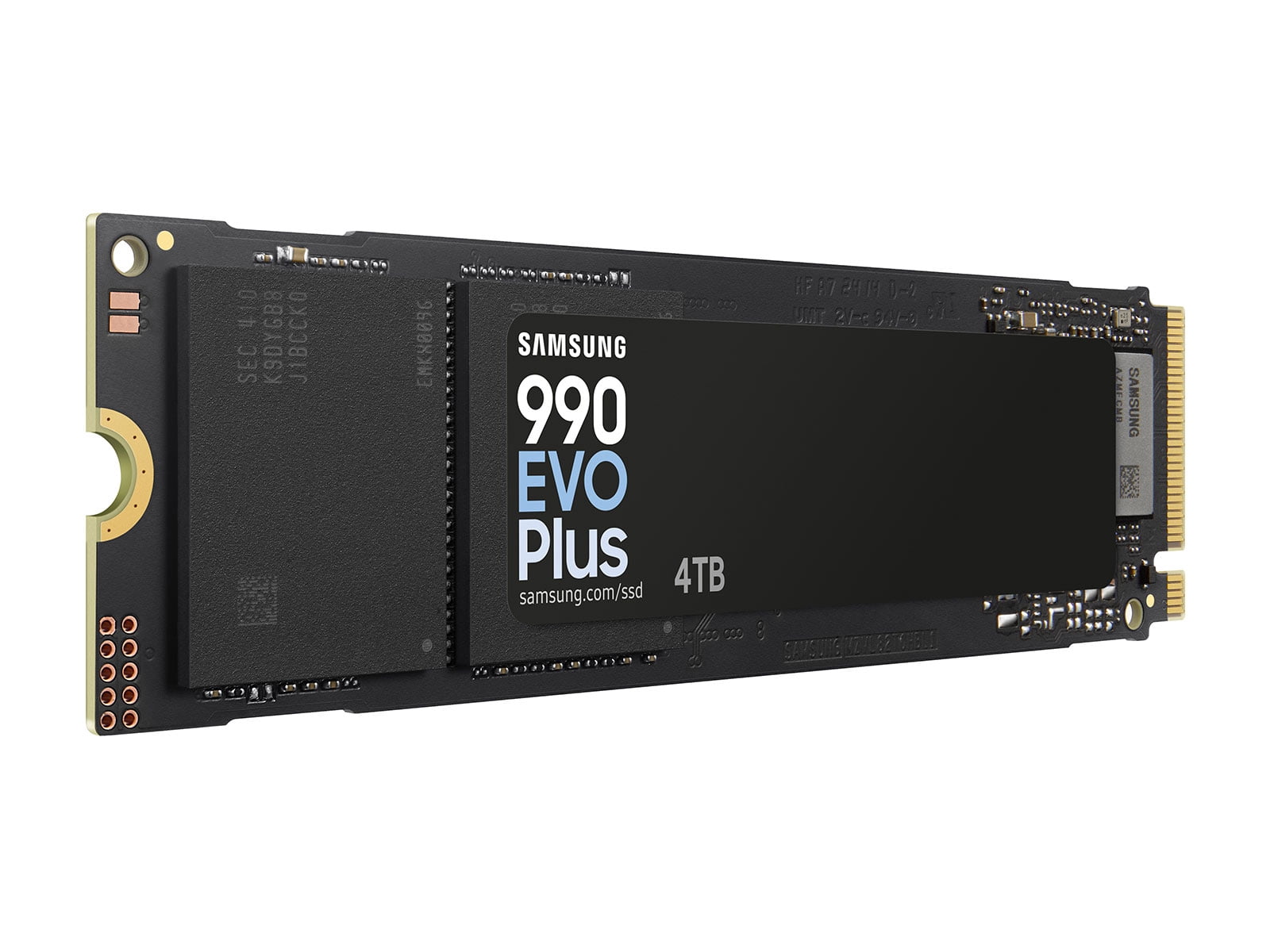 Samsung, SSD, 990 EVO PLUS 4TB, PCIe Gen 4x4 Speeds Up-to 7,250 MB