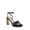 Black, variant on Jewel Badgley Mischka Skylar Peep Toe Platform Sandals