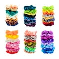 thumbnail image 3 of Chloven 60 Colors Silk Satin Large Hair Scrunchies Elastic Hair Scrunchy Vintage Hair Ties Accessories for Women, 3 of 8
