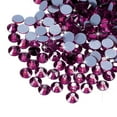 thumbnail image 1 of Uxcell Hotfix Rhinestones Flatback Crystal Glass Gems for Craft Clothes DIY Decoration Purple Red 4.8mm, 1 of 5
