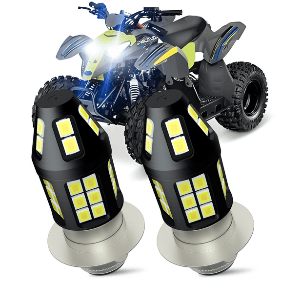 LED Headlight Bulbs For Polaris Outlaw 90 50 Sportsman 90 110 2007-2019